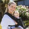 imageMomcozy Baby Carrier with Hip Seat 2in1 ForwardFacing Carry for Active Babies Detachable HandsFree Infant Carrier up to 44lbs All Seasons Toddler Carrier Fits Waist Sizes up to 45 Inches BlackBlack