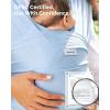 imageMomcozy Baby Wrap Carrier Easy to Wear Infant Carrier Slings Lightweight Hands Free Baby Sling Adjustable Baby Carriers for Newborn to Toddler 835 lbs BlackAir MeshLight Blue