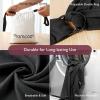 imageMomcozy Baby Wrap Carrier Easy to Wear Infant Carrier Slings Lightweight Hands Free Baby Sling Adjustable Baby Carriers for Newborn to Toddler 835 lbs BlackBlack