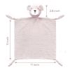 imageMomcozy Elephant Loveys for Babies with Cotton  Soft Security Blanket for Boy or Girl for SelfSoothing OnTheGoPortable ampamp AntiDrop Design  Newborn GiftMust HaveBlue 14 inchPink Bear