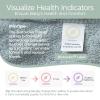 imageMomcozy Hooded Baby TowelsVisualize Health Label 2 Pack Premium Coral Fleece Bath Towel with Large SizeUltra Absorbent for Baby Comfort Great Gift for Newborn Toddler and Kids28quotx 55quot L x WElephant and Panda