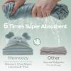 imageMomcozy Hooded Baby TowelsVisualize Health Label 2 Pack Premium Coral Fleece Bath Towel with Large SizeUltra Absorbent for Baby Comfort Great Gift for Newborn Toddler and Kids28quotx 55quot L x WElephant and Panda