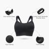 imageMomcozy Lycra Pumping Bra Hands Free with Fixed Padding for Good Shaping Comfortable Support Pumping and Nursing Bra in OneBlack