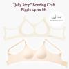 imageMomcozy Nursing Bras for Breastfeeding FB016 Jelly Strip Support Comfort Maternity Bra FullCoverage Seamless Wireless BraAlmond