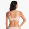 imageMomcozy Nursing Bras for Breastfeeding FB016 Jelly Strip Support Comfort Maternity Bra FullCoverage Seamless Wireless BraOyster Pink