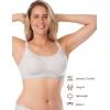 imageMomcozy Nursing Bras for Breastfeeding Seamless Ultra Comfort Maternity Bra with Performax Technology U Neck Pregnancy BraLight Grey