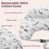 imageMomcozy Original Nursing Pillow for BreastfeedingPioneering Safety Fence Wider Feeding Pillows for More Support for Mom ampamp Baby Easier Nursing ampamp Hand Free Fit for All Removable Cotton CoverInk Embrace