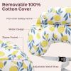 imageMomcozy Original Nursing Pillow for BreastfeedingPioneering Safety Fence Wider Feeding Pillows for More Support for Mom ampamp Baby Easier Nursing ampamp Hand Free Fit for All Removable Cotton CoverLemon Whisper
