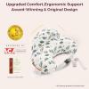 imageMomcozy Original Nursing Pillow for BreastfeedingPioneering Safety Fence Wider Feeding Pillows for More Support for Mom ampamp Baby Easier Nursing ampamp Hand Free Fit for All Removable Cotton CoverSnug Spring