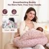imageMomcozy Original Nursing Pillow for BreastfeedingPioneering Safety Fence Wider Feeding Pillows for More Support for Mom ampamp Baby Easier Nursing ampamp Hand Free Fit for All Removable Cotton CoverPink