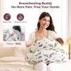 imageMomcozy Original Nursing Pillow for BreastfeedingPioneering Safety Fence Wider Feeding Pillows for More Support for Mom ampamp Baby Easier Nursing ampamp Hand Free Fit for All Removable Cotton CoverSnug Spring