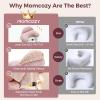 imageMomcozy Original Nursing Pillow for BreastfeedingPioneering Safety Fence Wider Feeding Pillows for More Support for Mom ampamp Baby Easier Nursing ampamp Hand Free Fit for All Removable Cotton CoverPink