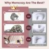 imageMomcozy Original Nursing Pillow for BreastfeedingPioneering Safety Fence Wider Feeding Pillows for More Support for Mom ampamp Baby Easier Nursing ampamp Hand Free Fit for All Removable Cotton CoverGrey