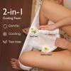 imageMomcozy Postpartum Recovery Essentials Kit Labor Delivery Mom Care Kit SelfAbsorbent Disposable Underwear Nipple Nursing Pads Upside Down Peri Bottle Cold Pads Cooling Foam Canvas Bag SetRed