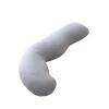 imageMomcozy Pregnancy Pillows for Side Sleeping J Shaped Maternity Body Pillow for Pregnancy Soft Pregnancy Pillow with Jersey Cover for Head Neck Belly Support GreyGrey
