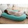 imageMomcozy Pregnancy Pillows for Sleeping U Shaped Full Body Maternity Pillow with Removable Cover  Support for Back Legs Belly HIPS for Pregnant Women 57 Inch Pregnancy Pillow for Women GreyTiffany Blue