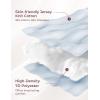 imageMomcozy Pregnancy Pillows for Sleeping U Shaped Full Body Maternity Pillow with Removable Cover  Support for Back Legs Belly HIPS for Pregnant Women 57 Inch Pregnancy Pillow for Women GreyLight Blue