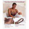 imageMomcozy Pumping Bra Hands Free AllinOne Nursing Bras for Breastfeeding ampamp Pumping Fixed Padding for Enhanced ShapeChocolate