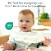 imageMomcozy Soft ampamp Absorbent Baby Washcloths  4 Layer Design Medium Thickness Premium Cotton for Newborns SkinGreat for Bathing Wiping ampamp onThego Use Shower Gift and Essential5 Pack 10x10 inchPlayful Dolphin