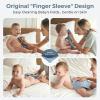 imageMomcozy Soft ampamp Absorbent Baby Washcloths  4 Layer Design Medium Thickness Premium Cotton for Newborns SkinGreat for Bathing Wiping ampamp onThego Use Shower Gift and Essential5 Pack 10x10 inchPlayful Dolphin