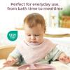 imageMomcozy Soft ampamp Absorbent Baby Washcloths  4 Layer Design Medium Thickness Premium Cotton for Newborns SkinGreat for Bathing Wiping ampamp onThego Use Shower Gift and Essential5 Pack 10x10 inchBeigePink