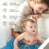imageMomcozy Soft ampamp Absorbent Baby Washcloths  4 Layer Design Medium Thickness Premium Cotton for Newborns SkinGreat for Bathing Wiping ampamp onThego Use Shower Gift and Essential5 Pack 10x10 inchSnowy White
