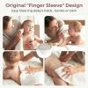 imageMomcozy Soft ampamp Absorbent Baby Washcloths  4 Layer Design Medium Thickness Premium Cotton for Newborns SkinGreat for Bathing Wiping ampamp onThego Use Shower Gift and Essential5 Pack 10x10 inchSnowy White