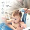 imageMomcozy Soft ampamp Absorbent Baby Washcloths  4 Layer Design Medium Thickness Premium Cotton for Newborns SkinGreat for Bathing Wiping ampamp onThego Use Shower Gift and Essential5 Pack 10x10 inchPlayful Dolphin