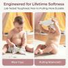 imageMomcozy Soft ampamp Absorbent Baby Washcloths  4 Layer Design Medium Thickness Premium Cotton for Newborns SkinGreat for Bathing Wiping ampamp onThego Use Shower Gift and Essential5 Pack 10x10 inchSnowy White
