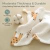 imageMomcozy Soft ampamp Absorbent Baby Washcloths  4 Layer Design Medium Thickness Premium Cotton for Newborns SkinGreat for Bathing Wiping ampamp onThego Use Shower Gift and Essential5 Pack 10x10 inchSunny Giraffe