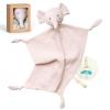imageMomcozy Elephant Loveys for Babies with Cotton  Soft Security Blanket for Boy or Girl for SelfSoothing OnTheGoPortable ampamp AntiDrop Design  Newborn GiftMust HaveBlue 14 inchPink Elephant