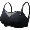 imageMomcozy Nursing Bras for Breastfeeding Breathable Mesh Nursing Bras Comfort Maternity Bra Wireless Pregnancy Sleep BraBlack