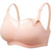 imageMomcozy Nursing Bras for Breastfeeding Breathable Mesh Nursing Bras Comfort Maternity Bra Wireless Pregnancy Sleep BraOyster Pink