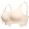 imageMomcozy Nursing Bras for Breastfeeding FB016 Jelly Strip Support Comfort Maternity Bra FullCoverage Seamless Wireless BraAlmond