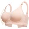 imageMomcozy Nursing Bras for Breastfeeding FB016 Jelly Strip Support Comfort Maternity Bra FullCoverage Seamless Wireless BraOyster Pink