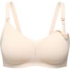imageMomcozy Nursing Bras for Breastfeeding FB051 Mesh Support Maternity Bra Pregnancy Padded Wireless Breathable BraletteAlmond