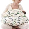 imageMomcozy Original Nursing Pillow for BreastfeedingPioneering Safety Fence Wider Feeding Pillows for More Support for Mom ampamp Baby Easier Nursing ampamp Hand Free Fit for All Removable Cotton CoverSnug Spring