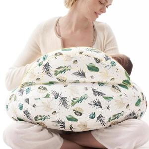 imageMomcozy Original Nursing Pillow for BreastfeedingPioneering Safety Fence Wider Feeding Pillows for More Support for Mom ampamp Baby Easier Nursing ampamp Hand Free Fit for All Removable Cotton CoverSnug Spring