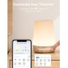 imageBaby Sound Machine Momcozy White Noise Machine for Baby Sleeping with Night Light Toddler Sleep Trainer with 34 Soothing Sounds Timer App Remote Control Personal Sleep Routine BlueWood Grain