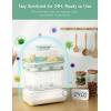 imageMomcozy 3 Layers Large Bottle Sterilizer and Dryer Fast Sterilize and Dry Universal Bottle Sterilizer for All Bottles ampamp Breast Pump Accessories Touch Screen ampamp AutoOff Bottle SanitizerGreen