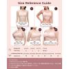 imageMomcozy 4in1 Pumping Bra Hands Free for AllDay Wear Breast Pump Bra with Cooling Fabric Jelly Strip Support Nursing BraOyster Pink