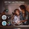 imageMomcozy 8000mAh Portable Stroller Fan 27H Ultralong Life Detachable 4 Speed 360Rotate LED Night Light with 2 Modes USB Rechargeable Handheld Cooling Fan for TravelBedroomCar SeatSage
