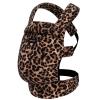 imageMomcozy Baby Carrier  Ergonomic Cozy and Lightweight Carrier for 324 Months Effortless to Put On Ideal for HandsFree Parenting Enhanced Lumbar Support Purehug for Infant to Toddler BlackCottonLeopard