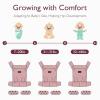 imageMomcozy Baby Carrier  Ergonomic Cozy and Lightweight Carrier for 324 Months Effortless to Put On Ideal for HandsFree Parenting Enhanced Lumbar Support Purehug for Infant to Toddler BlackCottonBlack
