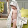 imageMomcozy Baby Hooded Towel 2 Pack Baby Towel Set Super Soft Bath Towel with Original Design Shower Gifts for Infant Toddler 28 X 28 Inch Lemon LeavesBravery Buddies