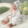 imageMomcozy Baby Hooded Towel 2 Pack Baby Towel Set Super Soft Bath Towel with Original Design Shower Gifts for Infant Toddler 28 X 28 Inch Lemon LeavesBravery Buddies