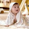 imageMomcozy Baby Hooded Towel 2 Pack Baby Towel Set Super Soft Bath Towel with Original Design Shower Gifts for Infant Toddler 28 X 28 Inch Lemon LeavesJoy