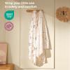imageMomcozy Baby Hooded Towel 2 Pack Baby Towel Set Super Soft Bath Towel with Original Design Shower Gifts for Infant Toddler 28 X 28 Inch Lemon LeavesJoy