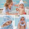 imageMomcozy Baby Hooded Towel 2 Pack Baby Towel Set Super Soft Bath Towel with Original Design Shower Gifts for Infant Toddler 28 X 28 Inch Lemon LeavesMarine Whale Magic