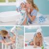 imageMomcozy Baby Hooded Towel 2 Pack Baby Towel Set Super Soft Bath Towel with Original Design Shower Gifts for Infant Toddler 28 X 28 Inch Lemon LeavesMarine Turtle Magic